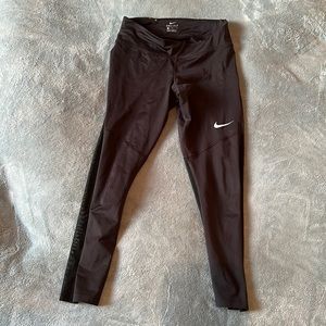 nike running legging with mesh back